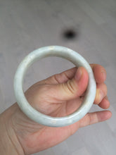 Load image into Gallery viewer, 59mm certified 100% natural light green/yellow jadeite jade bangle M77-0706
