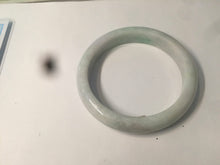 Load image into Gallery viewer, 55.5 mm Certified type A 100% Natural sunny green/white (白底青)/purple Jadeite bangle H160-1843