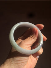 Load image into Gallery viewer, 56.5mm certified 100% natural Type A green purple jadeite jade bangle AM22-2821