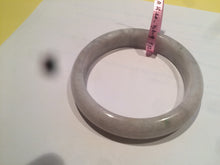 Load image into Gallery viewer, 56.9mm 100% natural Type A light purple/gray/white jadeite jade bangle Z20