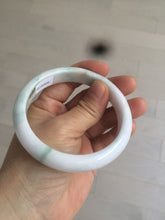Load image into Gallery viewer, 59.8mm Certified 100% Natural Type A green white purple Jadeite Jade bangle AM21-9549