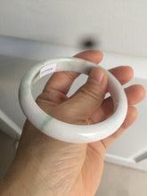 Load image into Gallery viewer, 59.8mm Certified 100% Natural Type A green white purple Jadeite Jade bangle AM21-9549