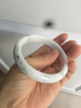 Load image into Gallery viewer, 59.8mm Certified 100% Natural Type A green white purple Jadeite Jade bangle AM21-9549