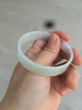 Load image into Gallery viewer, 53.5mm Certified Type A 100% Natural green purple thin jadeite jade bangle AQ50-2834