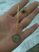 Load image into Gallery viewer, 12mm 100% natural light green/white type A jadeite jade necklace QN-1 (Clearance item)