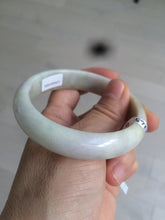 Load image into Gallery viewer, 56.5mm certified 100% natural Type A sunny green/brown/orange (Fu Lu Shou) jadeite jade bangle AC58-2477