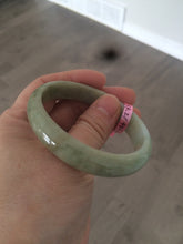Load image into Gallery viewer, Certified 51.5 mm Type A 100% Natural green/yellow/brown oval Jadeite Jade bangle G67-7784