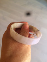 Load image into Gallery viewer, 51.5mm Certified Type A 100% Natural light purple/yellow/brown square Jadeite Jade bangle AC60-8067