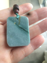 Load image into Gallery viewer, Type A 100% Natural light blue Jadeite Jade safe and sound pendant group RP-1