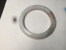 Load image into Gallery viewer, 57.5mm Certified Type A 100% Natural light green/purple/red Jadeite Jade bangle AC62-0052