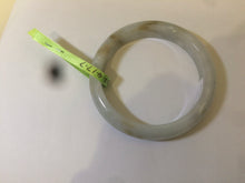 Load image into Gallery viewer, 57.8mm Certified Type A 100% Natural light green/brown Jadeite Jade bangle Z81-5732