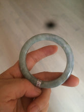 Load image into Gallery viewer, 50.7mm Certified Type A 100% Natural green/blue/yellow snowy Jadeite Jade bangle AJ37-5271