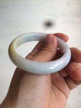 Load image into Gallery viewer, 54mm 100% natural Type A yellow/white jadeite jade bangle Z107