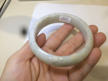 Load image into Gallery viewer, 59mm certified 100% natural light green/yellow jadeite jade bangle M77-0706