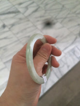 Load image into Gallery viewer, 53mm Certified Type A 100% Natural green thin Jadeite Jade bangle AB49-1453