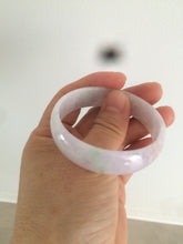 Load image into Gallery viewer, 50mm certified Type A 100% Natural green/purple/yellow (FU LU SHOU) Jadeite Jade bangle AS46-2626