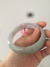 Load image into Gallery viewer, Sale! Certified 57.5mm Type A 100% Natural light green/purple Jadeite Jade bangle N20-7911