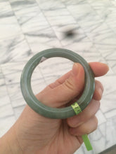 Load image into Gallery viewer, 50.2mm Certified Type A 100% Natural dark green Jadeite Jade bangle U66-4122