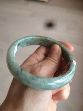 Load image into Gallery viewer, 60mm Certified 100% natural Type A green/brown/gray jadeite jade AJ42-5453