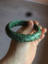 Load image into Gallery viewer, 61mm 100% natural green/red/black Epidote (红绿宝)bangle CB60-1