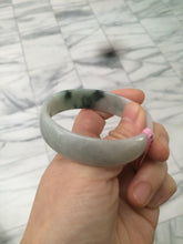 Load image into Gallery viewer, 52.7mm certified Type A 100% Natural green Jadeite Jade bangle W55-3908