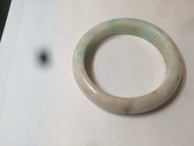 Load image into Gallery viewer, 54.4mm certified type A 100% Natural sunny green/white/brown jadeite jade bangle AT19-3318