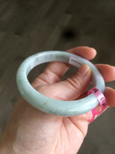 Load image into Gallery viewer, 56mm certified Type A 100% Natural green Jadeite Jade bangle A5-5933