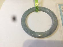 Load image into Gallery viewer, 50.7mm Certified Type A 100% Natural green/blue/yellow snowy Jadeite Jade bangle AJ37-5271