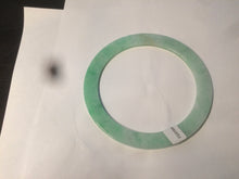 Load image into Gallery viewer, 57.5mm Certified type A 100% Natural sunny green thin Jadeite Jade bangle AM26-4800