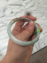 Load image into Gallery viewer, 54.6mm Type A 100% Natural white/green/red Jadeite Jade bangle N76