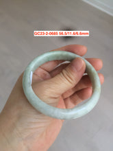 Load image into Gallery viewer, 54-60mm certified Type A 100% Natural light green Jadeite Jade bangle GC20/23 (add on item)
