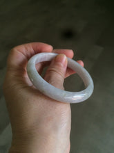 Load image into Gallery viewer, 53.7mm Certified Type A 100% Natural green/purple Jadeite Jade bangle AT25-1371