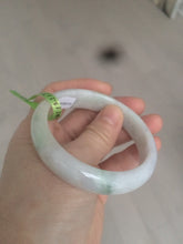 Load image into Gallery viewer, 54mm certificated Type A 100% Natural green/yellow/purple Jadeite Jade bangle AD22-8066