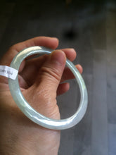 Load image into Gallery viewer, 57.5mm Certified Type A 100% Natural icy light green super thin style Jadeite bangle L137-8304