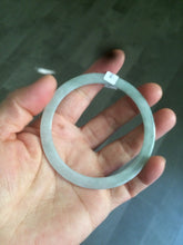 Load image into Gallery viewer, 57.5mm Certified Type A 100% Natural icy light green super thin style Jadeite bangle L137-8304
