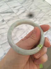 Load image into Gallery viewer, 53mm Certified Type A 100% Natural light green/purple Jadeite jade bangleZ90-2746