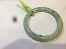 Load image into Gallery viewer, 53.6mm Certified Type A 100% Natural sunny apple green Jadeite Jade bangle AE5-2745