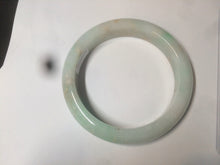Load image into Gallery viewer, 54.7mm 100% natural Type A sunny green/brown/white jadeite jade bangle AF72-3316