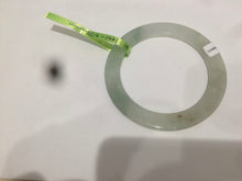 Load image into Gallery viewer, 55.5mm certified Type A 100% Natural icy light green/orange thin Jadeite bangle AC15-0431