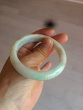 Load image into Gallery viewer, 54.7mm 100% natural Type A sunny green/brown/white jadeite jade bangle AF72-3316