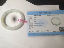Load image into Gallery viewer, 55.9mm 100% natural Type A green/white/yellow jadeite jade bangle AF74-6211