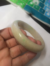 Load image into Gallery viewer, 58.3mm Type A 100% Natural sunny green/yellow Jadeite bangle AF75