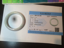 Load image into Gallery viewer, 57.5mm Certified 100% natural Type A light green/yellow/purple jadeite jade bangle N89-7531