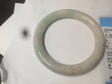 Load image into Gallery viewer, 57mm certified Type A 100% Natural sunny green/white/purple/brown(FU LU Shou) round cut Jadeite Jade bangle AF78-8925