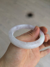 Load image into Gallery viewer, 53.5mm certified 100% natural Type A green/purple jadeite jade bangle AQ57-5347