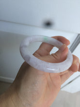 Load image into Gallery viewer, 53.5mm certified 100% natural Type A green/purple jadeite jade bangle AQ57-5347