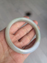 Load image into Gallery viewer, 55.3mm certified Type A 100% Natural green/yellow Jadeite Jade bangle Y114-0412