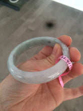 Load image into Gallery viewer, 56.4mm Certified Jadeite Jade bangle Type A 100% Natural icy green W25-0780