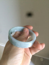 Load image into Gallery viewer, 52.5mm certified Type A 100% Natural s dark green/purple square Jadeite Jade bangle L131-0401