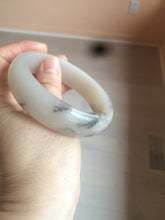 Load image into Gallery viewer, 60mm 100% natural beige/pink/gary/brown with flying wildflowers Quartzite (Shetaicui jade) bangle XY7